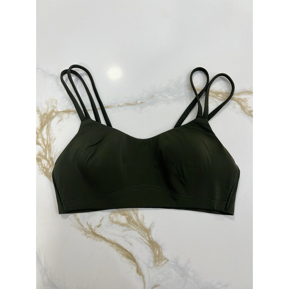 Lululemon Like a Cloud Bra Light Support Black Strappy Women's Est Size Small